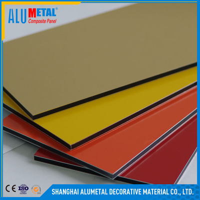 Renkli İç PVDF Alüminyum Kompozit Panel Eloksal
