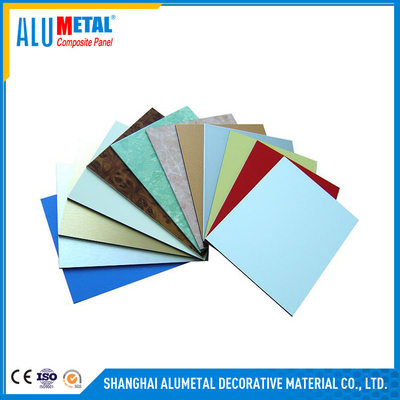 Duvar Kaplamaları İçin Dış Mekan 4mm PVDF Alüminyum Kompozit Panel