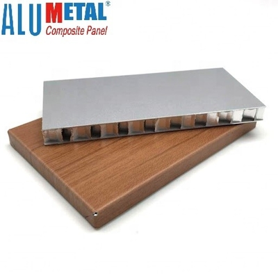 Genişlik 1250mm Alüminyum Petek Levha Yanmaz PVDF Kaplama