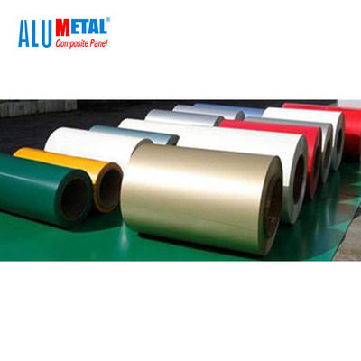 AA1100 3003 3004 Kaplamalı Alüminyum Rulo Duvar Dekorasyonu 1mm