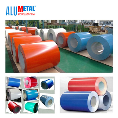 İnşaat için PVDF FEVE Trim kaplı alüminyum bobin 200MM