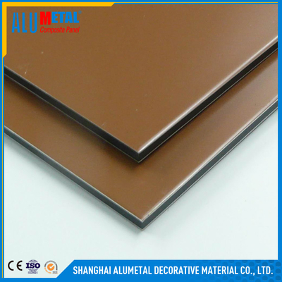 Mimari PVDF Alüminyum Kompozit Panel 2mm - 6mm Prefabrik Yapılar İçin