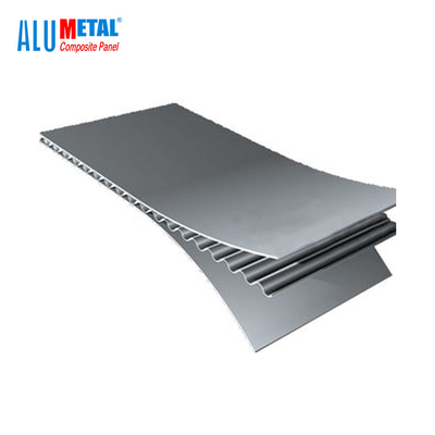 8mm Alüminyum Oluklu Çatı Kaplama Levhaları Dayanıklı 3D Alüminyum Kompozit Panel