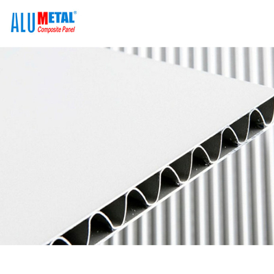 Bina 3D 4D Alüminyum Oluklu Panel 8mm ACM Alüminyum Kompozit Panel