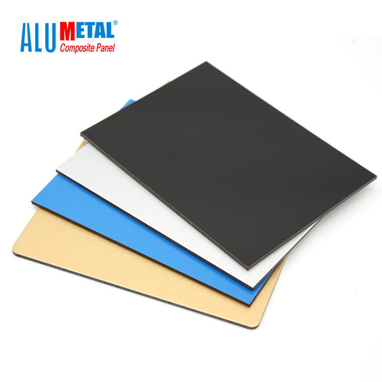 4mm LDPE Çekirdek PE Alüminyum Kompozit Panel ACP Levha Yanmaz Kapı Dekorasyonu 1500mm
