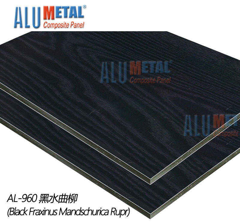 0.06mm Boyalı Kaplı Alüminyum Levha 4mm Acm Panel 1250mm Villa İç Mekan