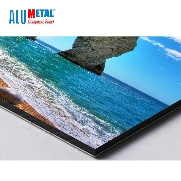 Yazdırılabilir Nano Dış Cephe PE Alüminyum Kompozit Panel 0.5mm ACM Kaplama Panelleri Asitlik Direnci