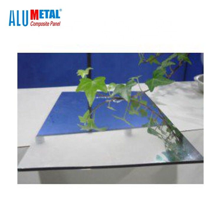 LDPE Çekirdek AA3003 Ayna Alüminyum Kompozit Panel Acp Levha Bükme 2440mm B1 FR